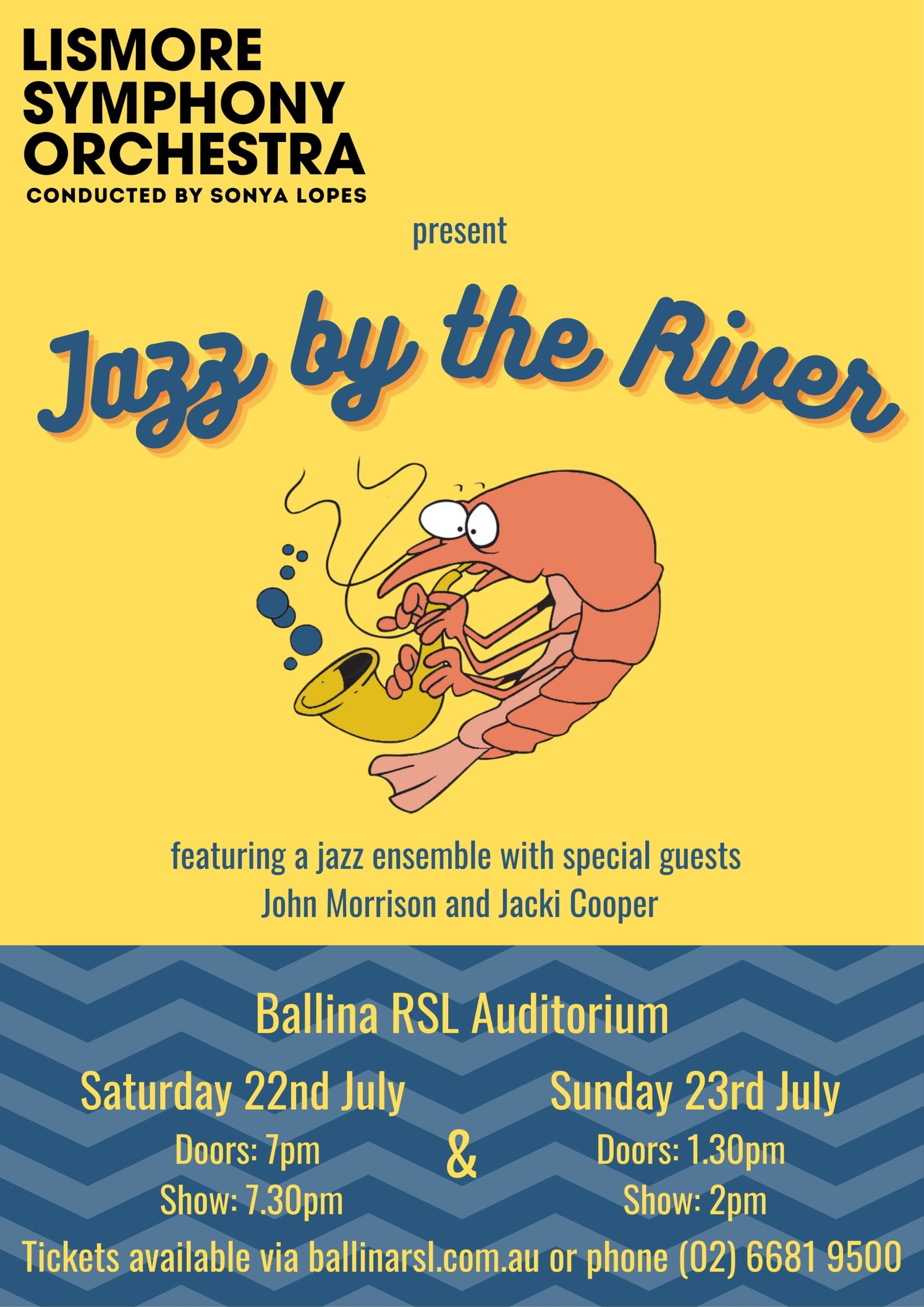 Jazz by the River poster 21.6.23