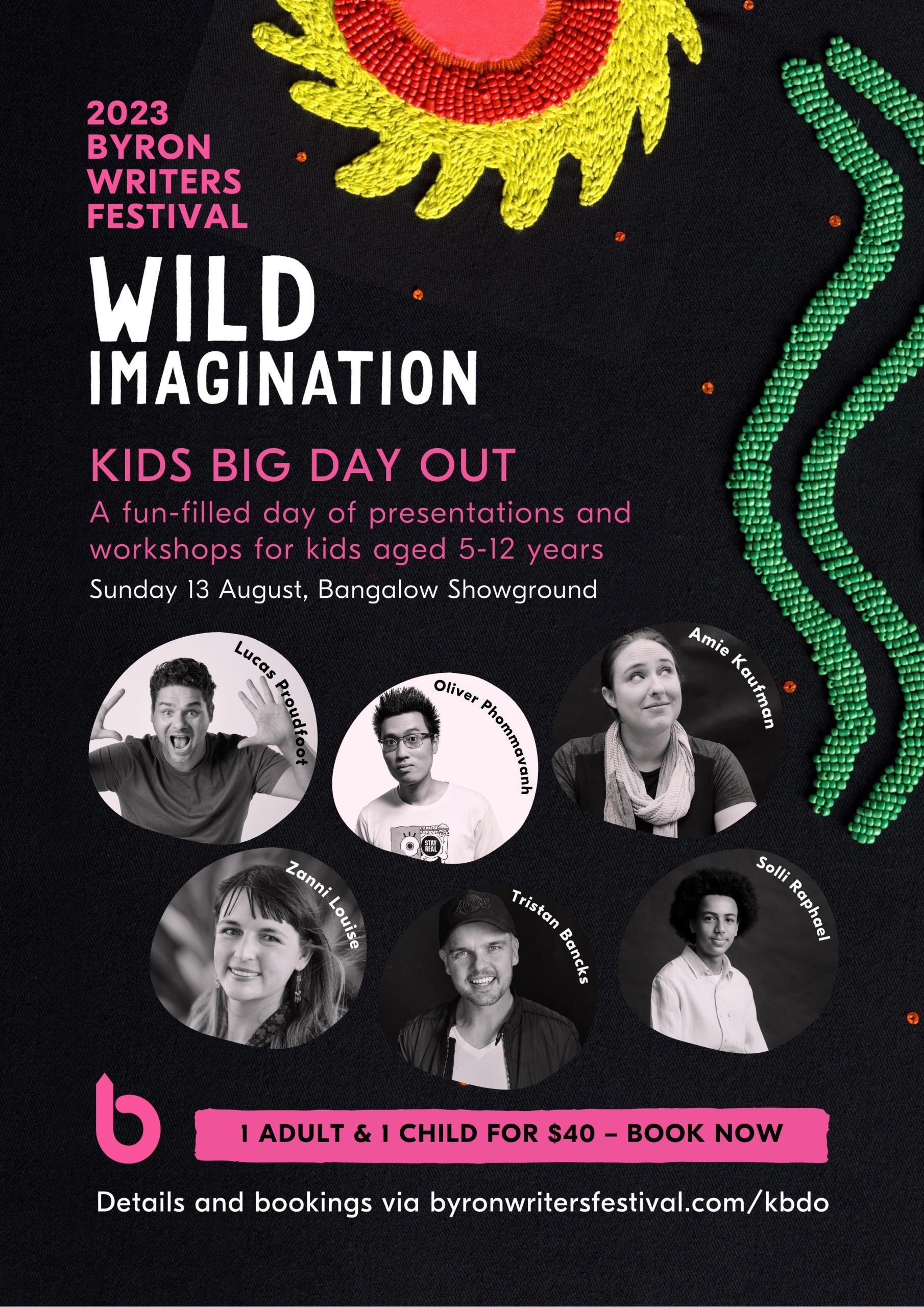 Byron Writers Festival Kids Big Day Out Eflyer