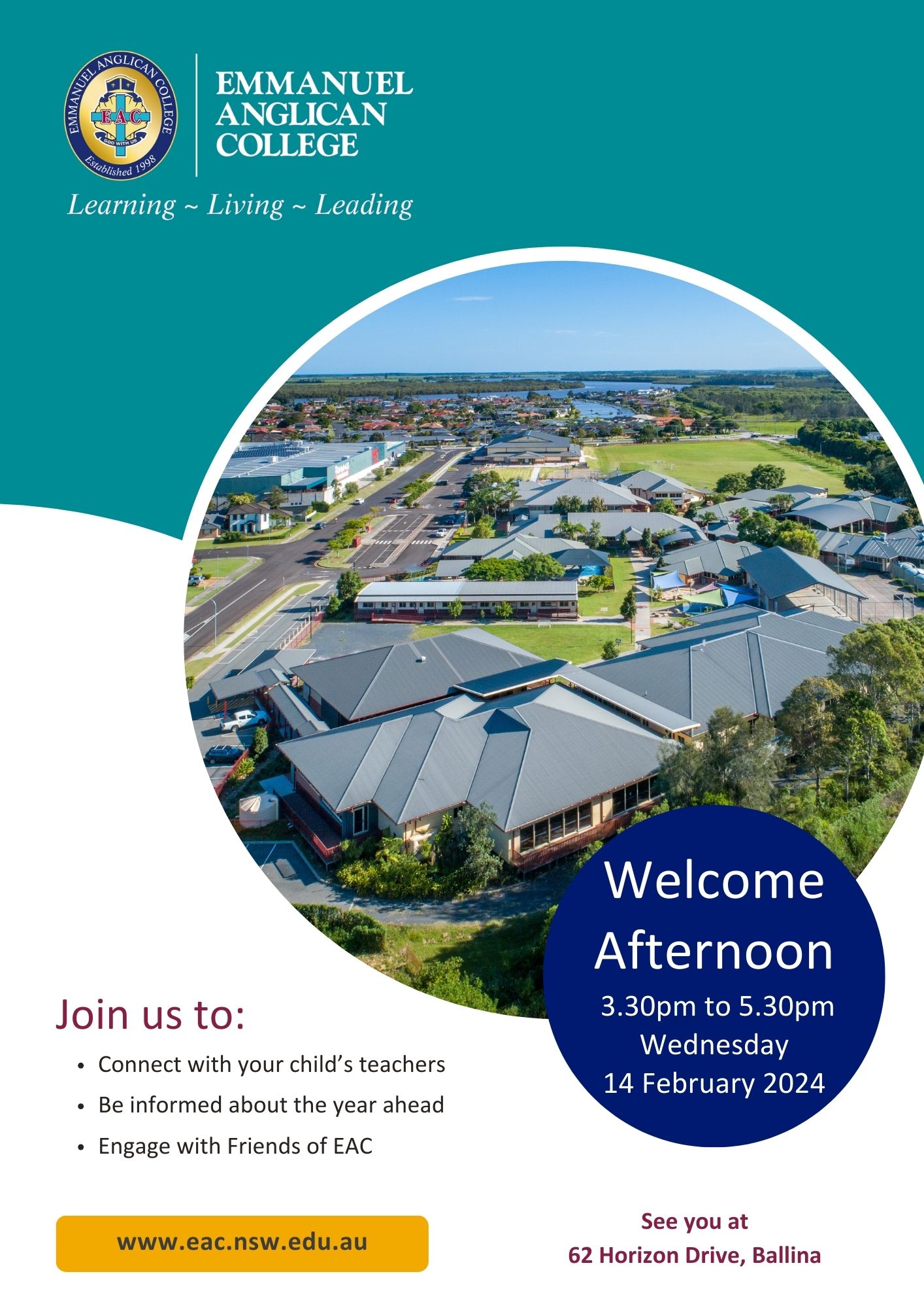 Welcome Afternoon Flyer