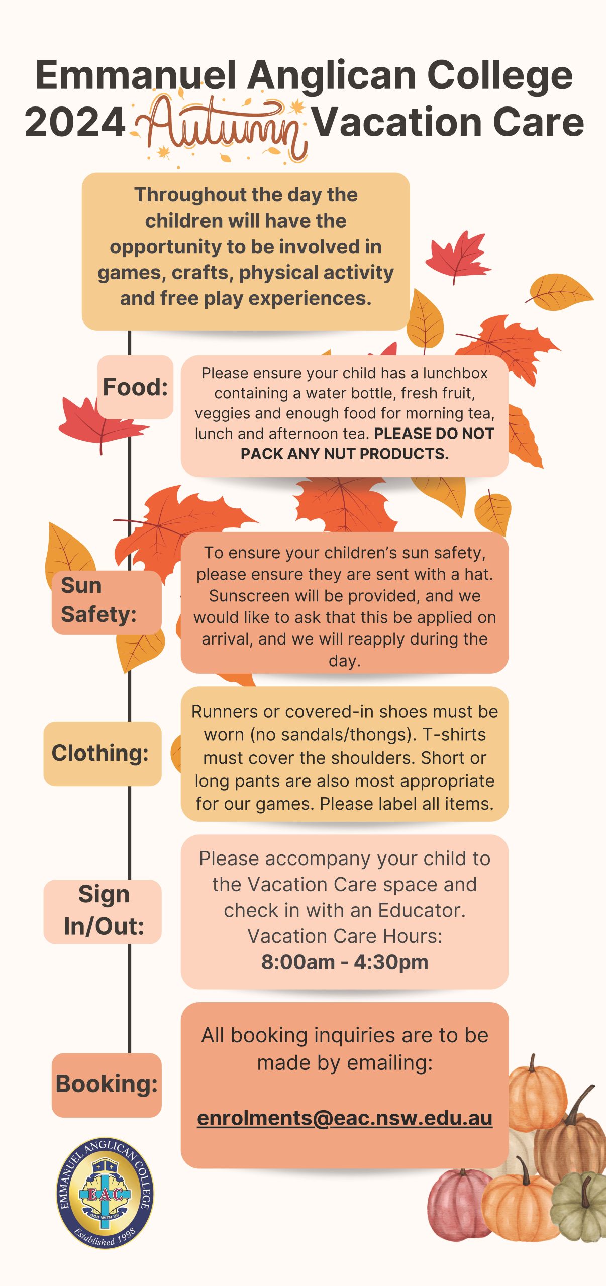 Autumn Vacation Care Program_Page_1