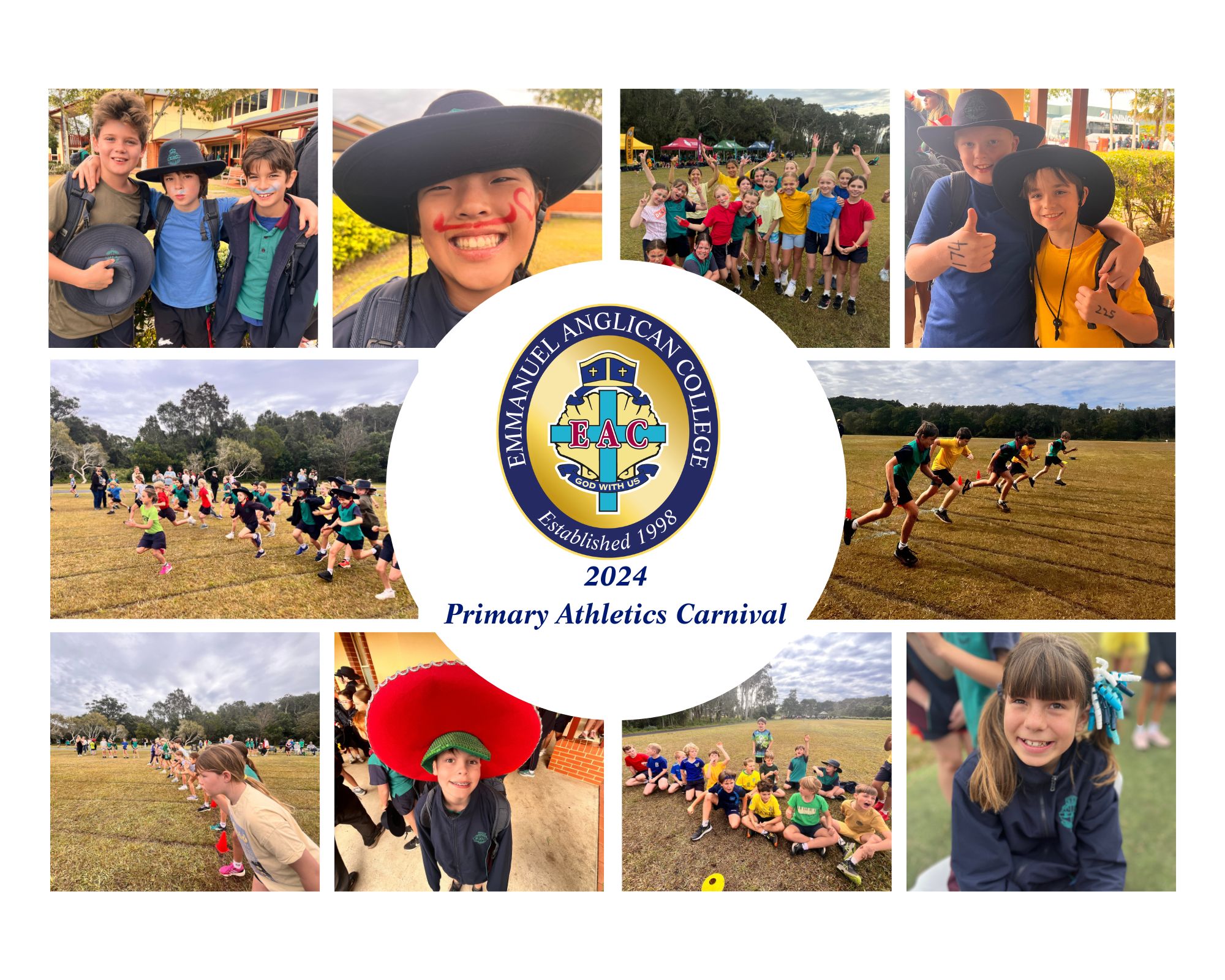 Primary Athletics Carnival Photo Collage