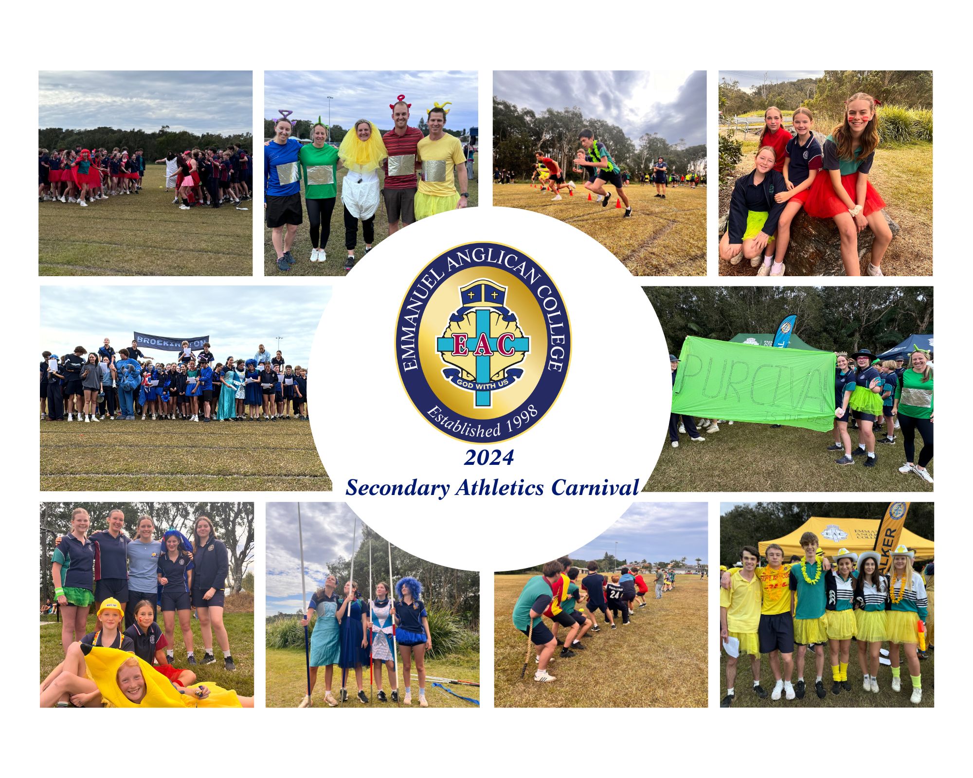 Secondary Athletics Carnival Photo Collage