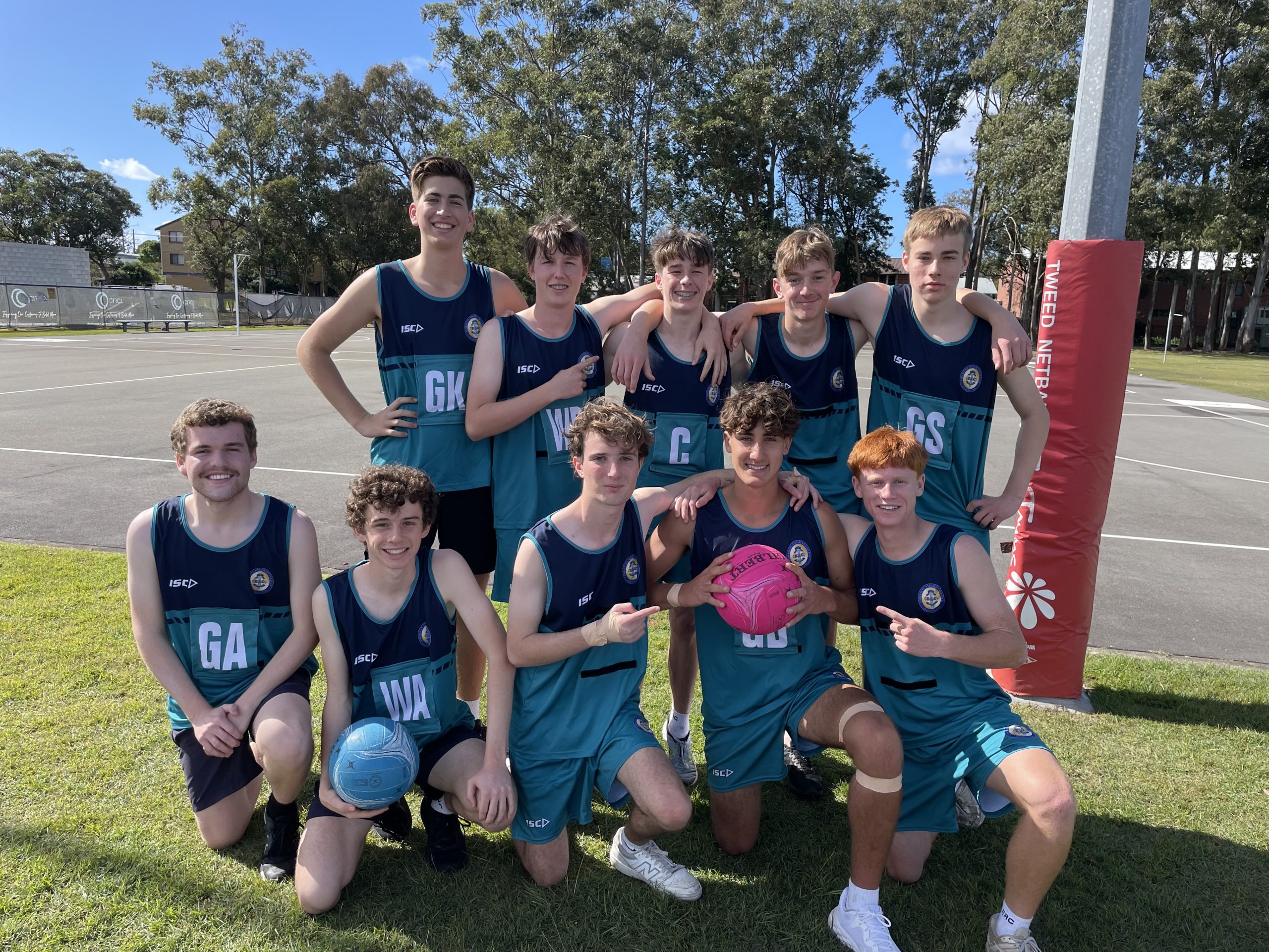 EAC's Open Boys Netball Team