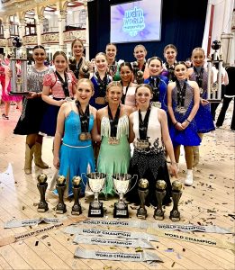 EAC students part of the Heart of Dance Studio World Championship Team